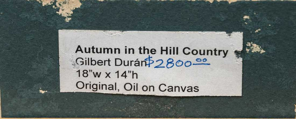 Gilbert Duran | Autumn in the Hill Country