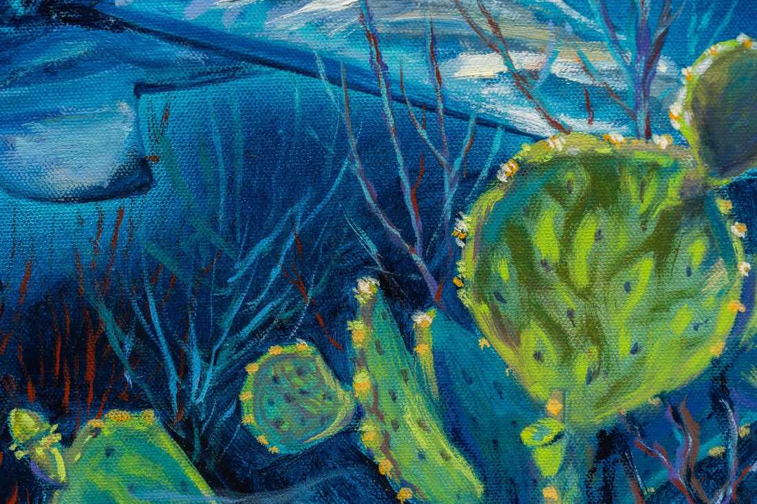 Gilbert Duran | Underwater Shark and Cactus